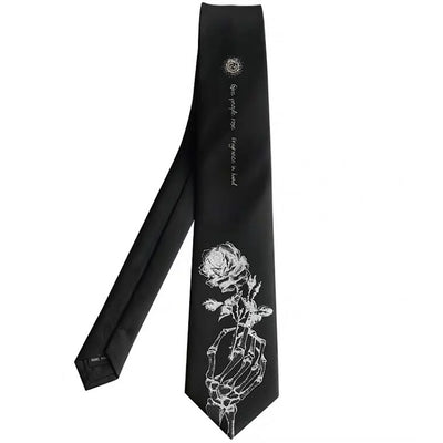 skull-hand design necktie HL1077
