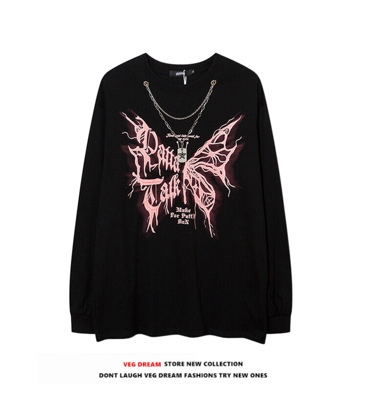[VEG Dream] Underspider butterfly design spider web style T-shirt VD0221