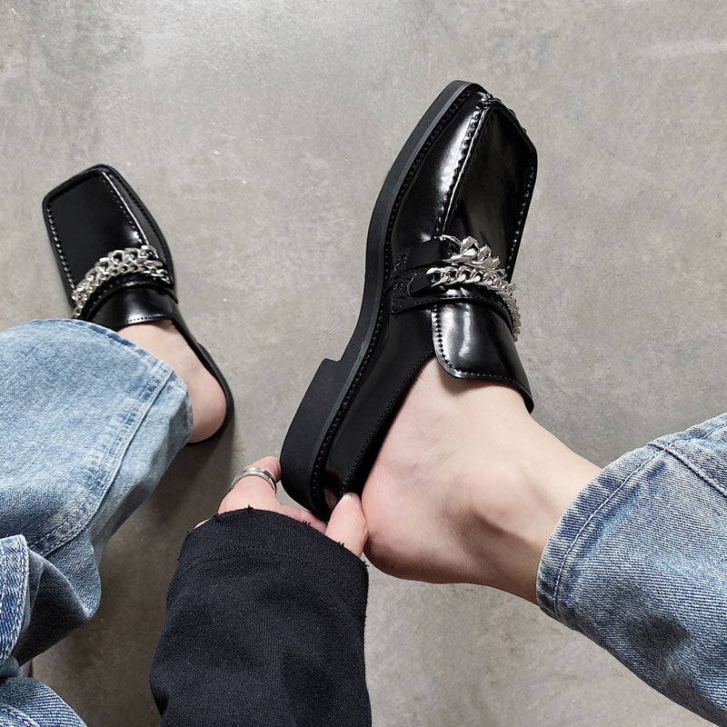 [8/14 new item] Chain point design casual main shoes HL2947