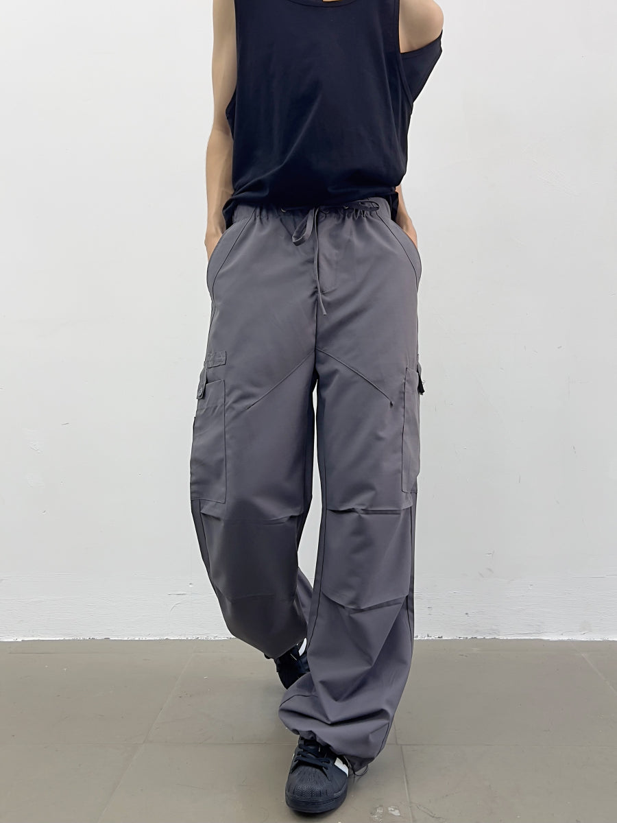 Yghome] Natural Straight Silhouette Simple Cargo Pants YH0011 – HI
