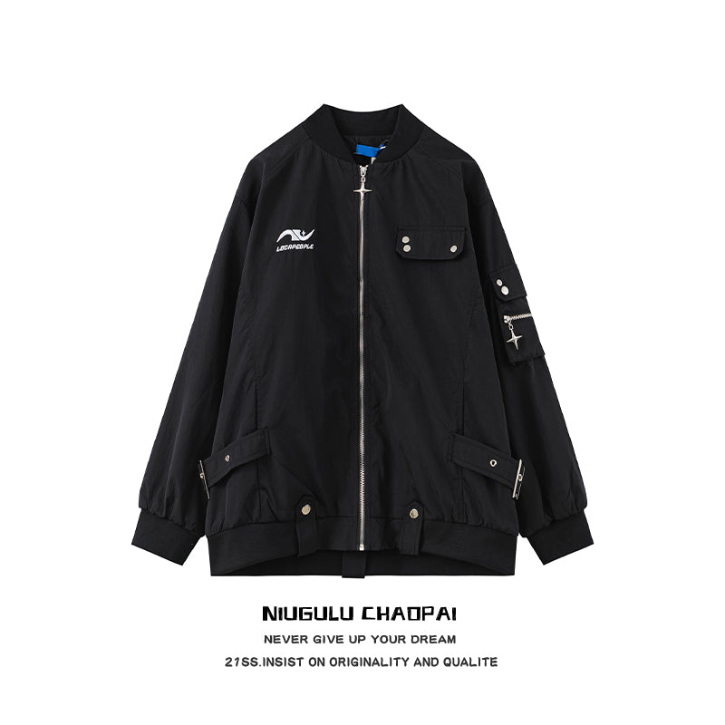 【NIUGULU】Multi-design casual main rubbing jacket  NG0008
