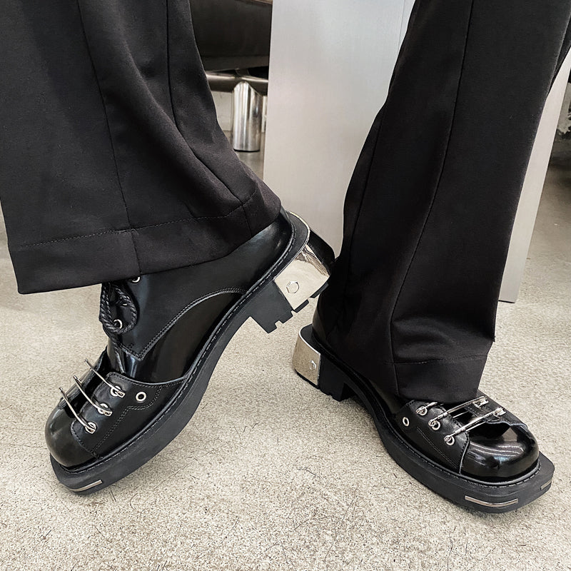 【8/14新作】Pinned subcultural design art rock shoes  HL2944