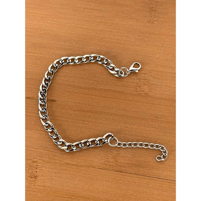【QUANY】Simple chain type glossy bangle QU0016