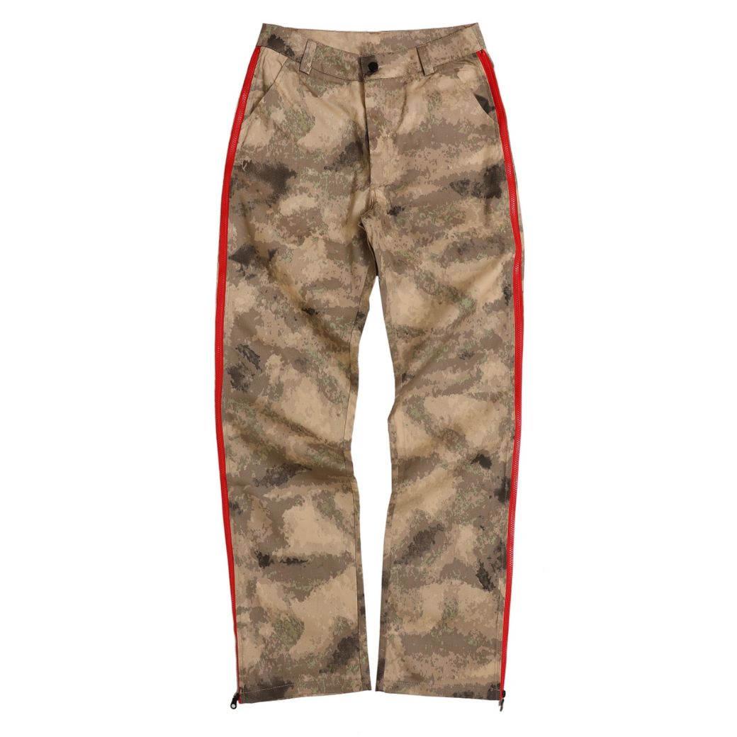 [F383] camouflage side zip casual pants FT0027