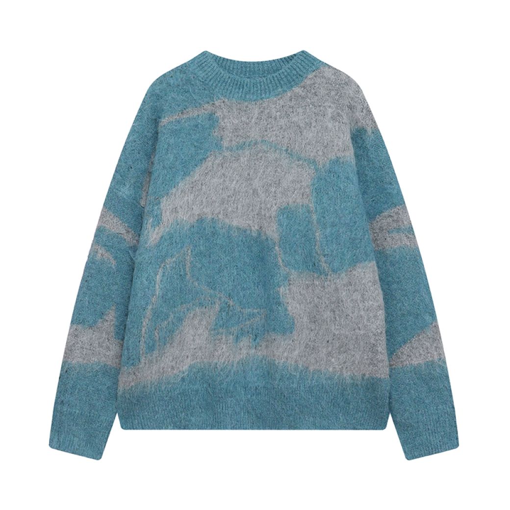 【MR nearly】Color block high-end sweater  MR0017