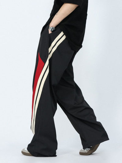 【MR nearly】Color scheme design casual line pants MR0026