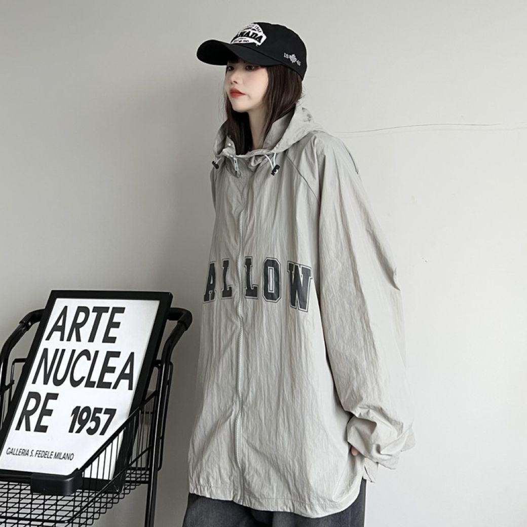 UV resistant long-sleeved hooded jacket  HL2890