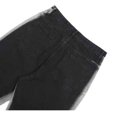 【BOB】Color scheme wide leg jeans  BO0011