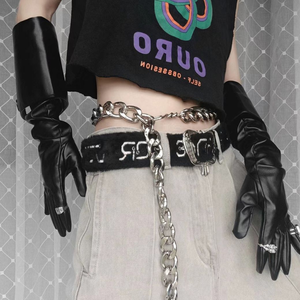 【OURO】Punk design metal waist chain  OR0007