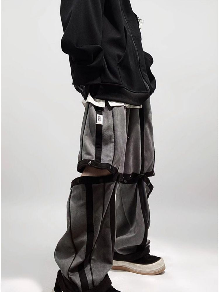 【UUCSCC】Detachable wide leg casual pants  US0032