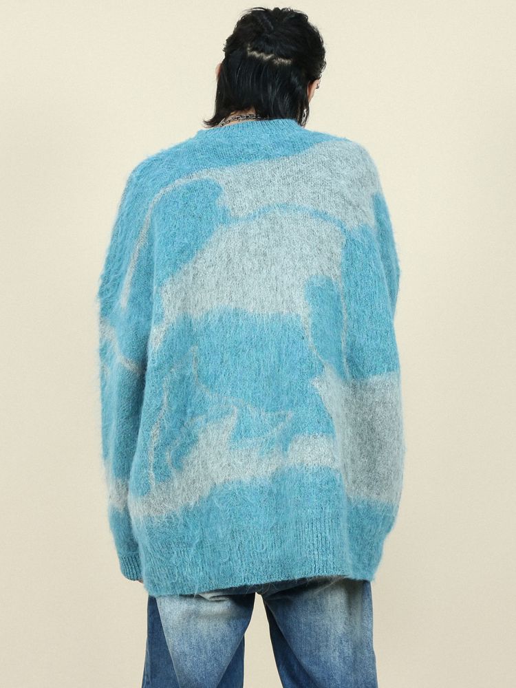 【MR nearly】Color block high-end sweater  MR0017