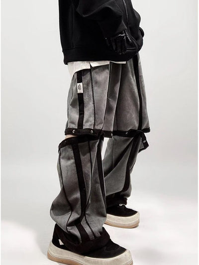 【UUCSCC】Detachable wide leg casual pants  US0032