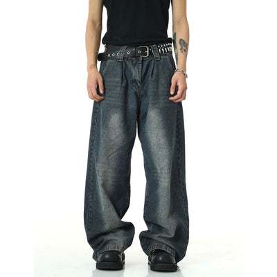 【MEBXX】All match loose washed jeans  MX0012
