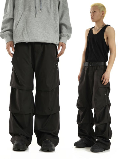 【MEBXX】Folded design casual pants  MX0011