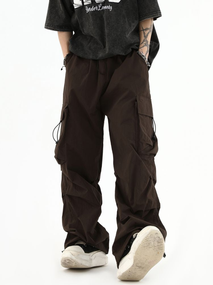 【INS】Side pocket drawstring casual pants  IN0010