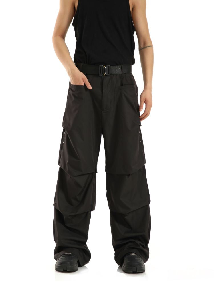 【MEBXX】Folded design casual pants  MX0011