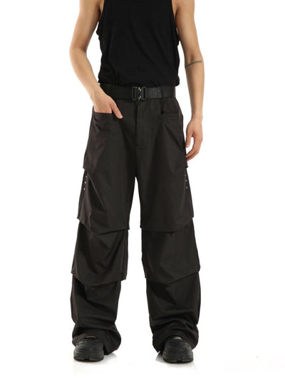 【MEBXX】Folded design casual pants  MX0011