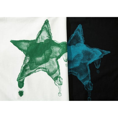 【VEG Dream】Star graffiti half-sleeve T-shirt  VD0148