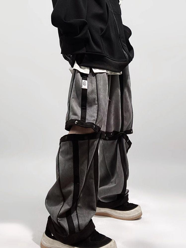 【UUCSCC】Detachable wide leg casual pants  US0032