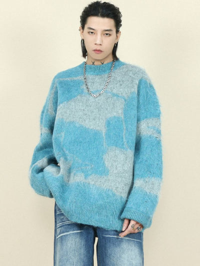 【MR nearly】Color block high-end sweater  MR0017