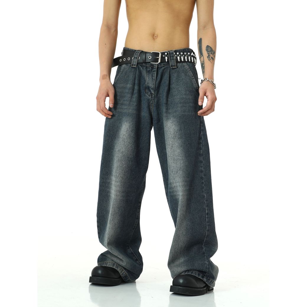 【MEBXX】All match loose washed jeans  MX0012