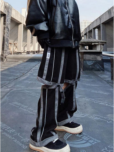 【UUCSCC】Detachable wide leg casual pants  US0032