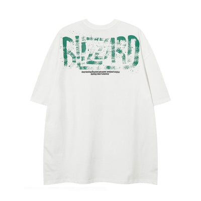 【VEG Dream】Retro Design Graffiti Letter Print T-shirt VD0158