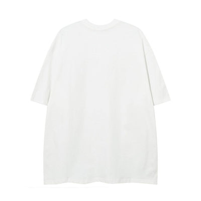【VEG Dream】Glitter graffiti letter print short-sleeved T-shirt  VD0164