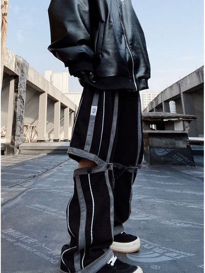 【UUCSCC】Detachable wide leg casual pants  US0032