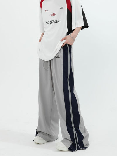 【MAXDSTR】Side line zipper slit casual pants MD0050