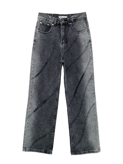 【JEM】Ripped design high waist jeans  JE0020