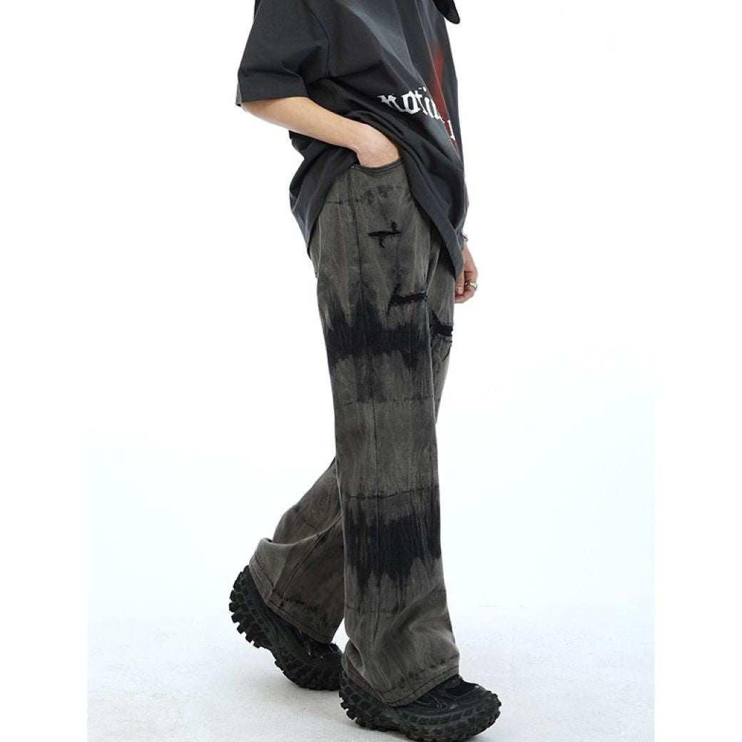 【MAXDSTR】Gradation design washed denim pants  MD0043