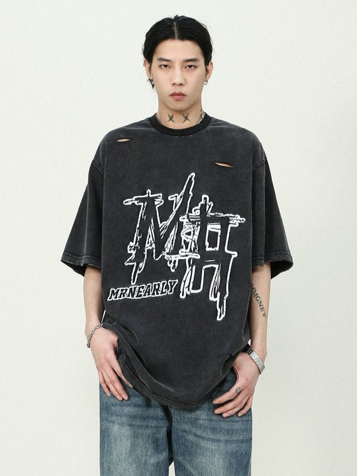 新作SALE【MR NEARLY】mrnearly blackair shirt gm16026 Tシャツ 新作SALE【MR NEARLY】mrnearly blackair shirt gm16026 Tシャツ