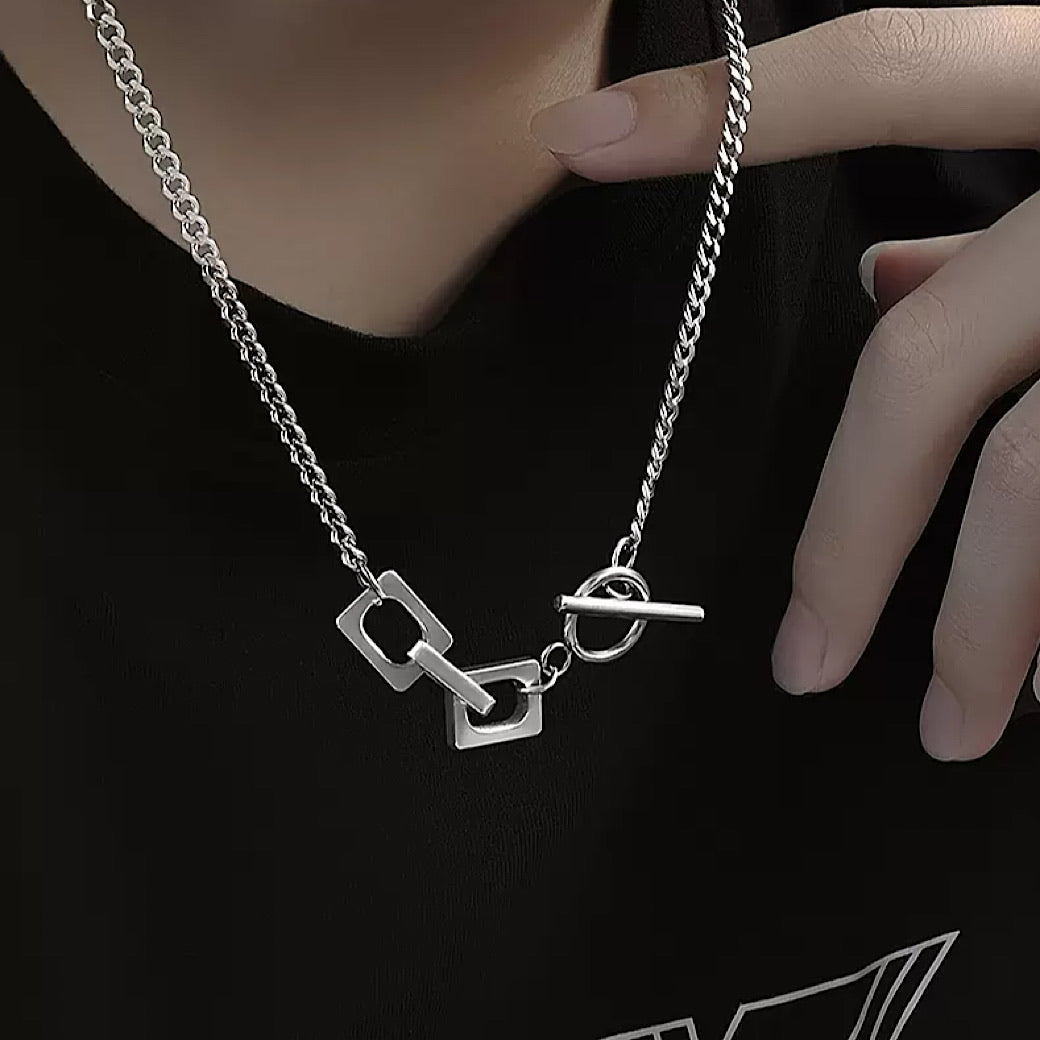 Connection ring design necklace  HL2239