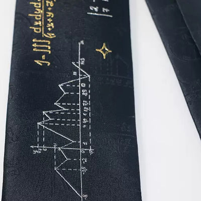 Mathematical galley design tie  HL2241