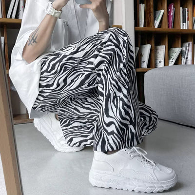 2-color zebra pants HL1449