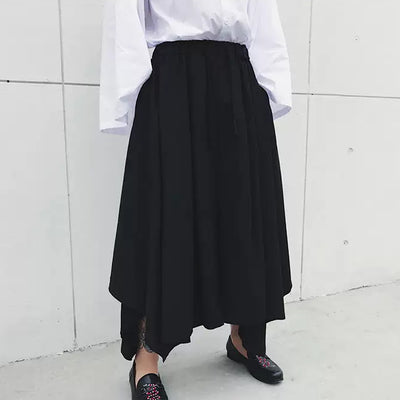Skirt silhouette crow pants HL1478