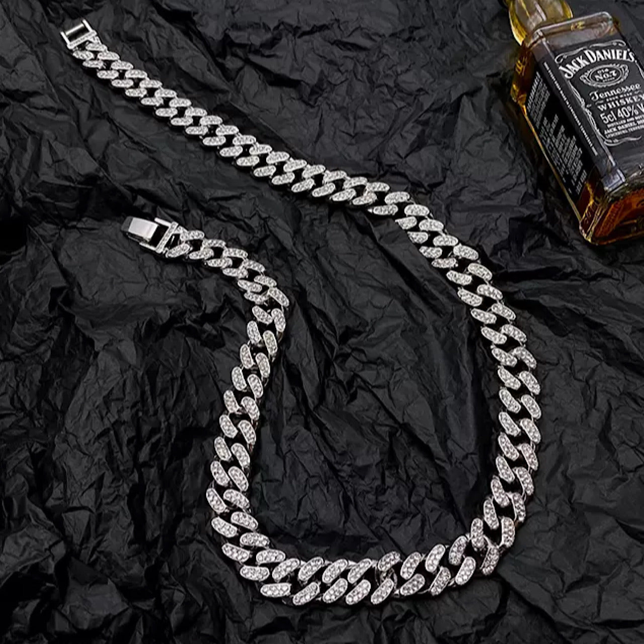glitter chain necklace HL1571
