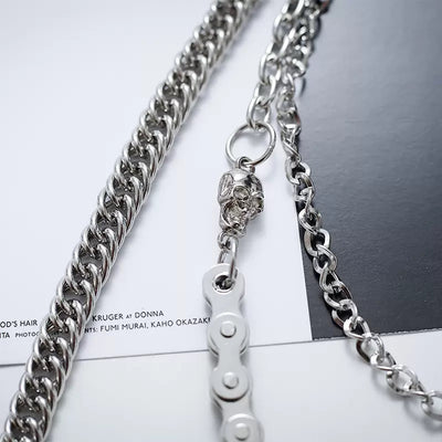 Silver wallet chain  HL1276
