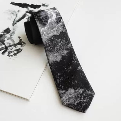 Hazy white necktie HL1493