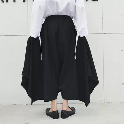 Skirt silhouette crow pants HL1478