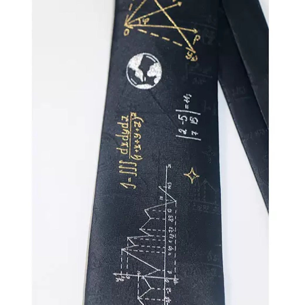 Mathematical galley design tie  HL2241