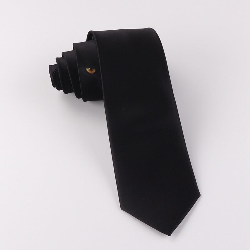 black-cat necktie HL0896
