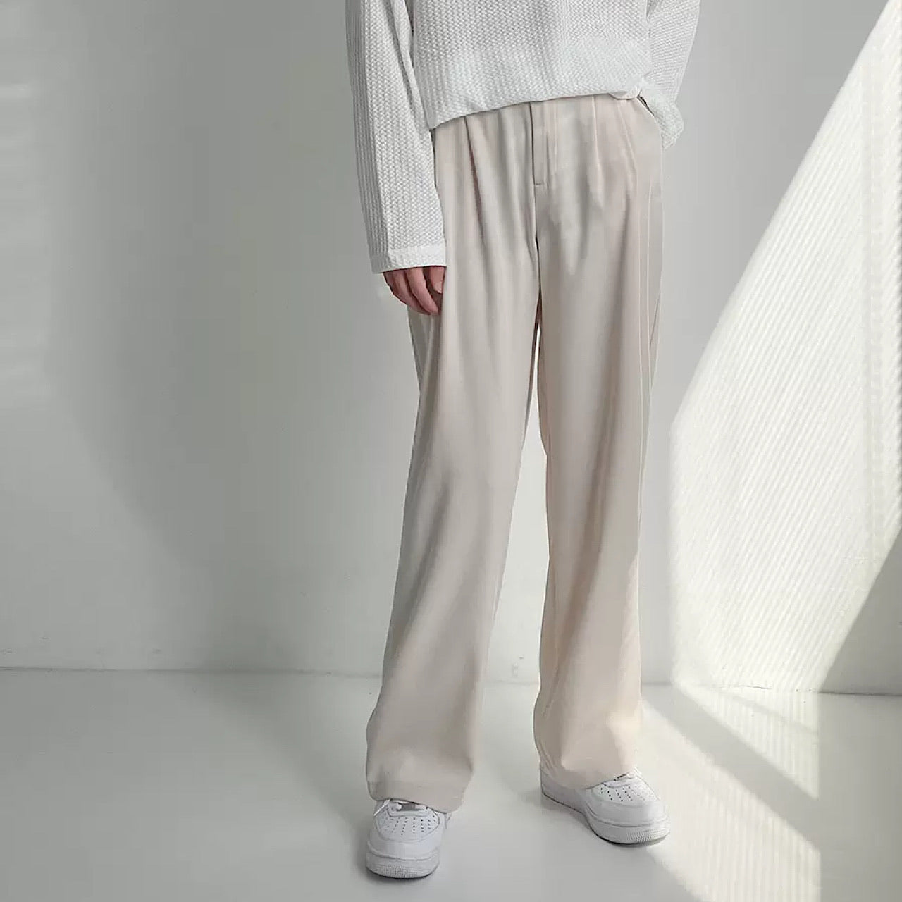 Airy stretch wide pants  HL1334